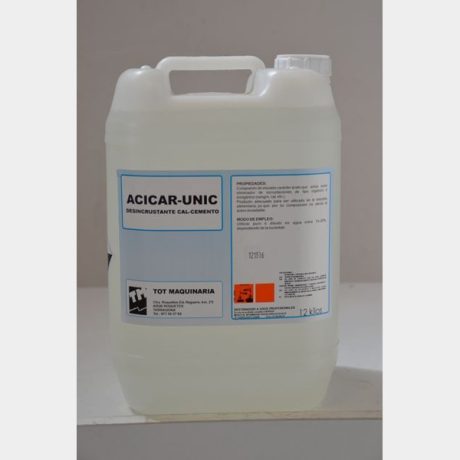 Desincrustante específico acicar unic 12L