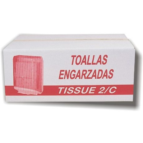Papel secamanos toallas zig-zag Z tissue 2 capas