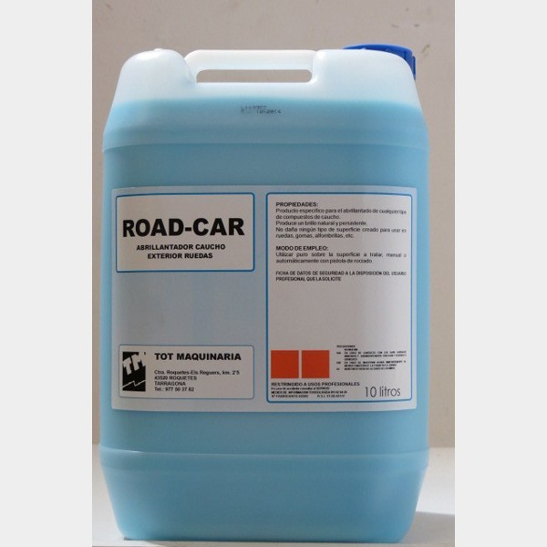 Limpiador ruedas road-car 10L abrill caucho